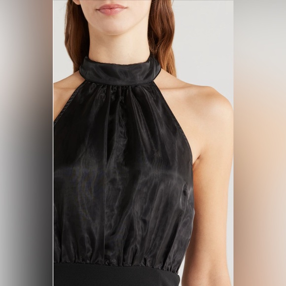 NEW! Lulu’s Stunning Black Gathered Organza Bodice with Oversized Bow - Picture 5 of 14